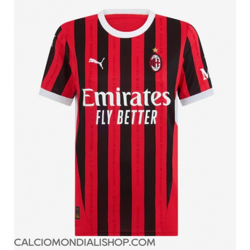 Maglie da calcio AC Milan Prima Maglia Femminile 2024-25 Manica Corta